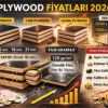 plywood fiyatlari